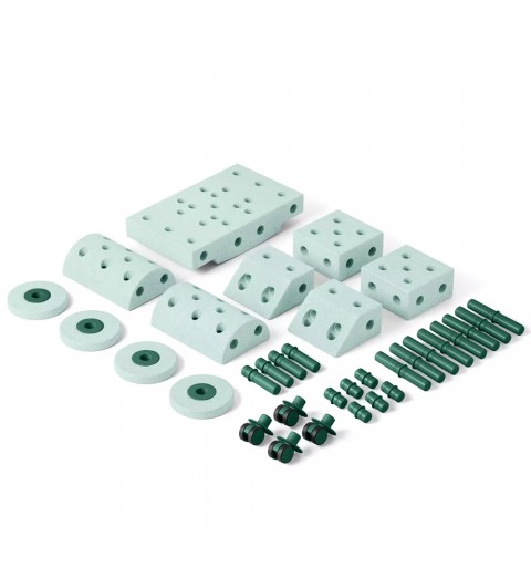 MODU Dreamer set – Kreatywne klocki rozwijające motorykę dużą | Miętowy